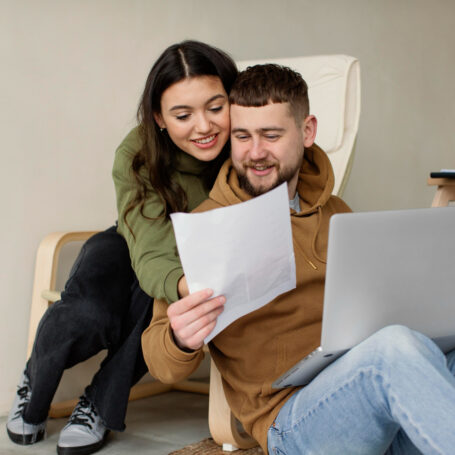 Couple buying a home with non-traditional credit in California