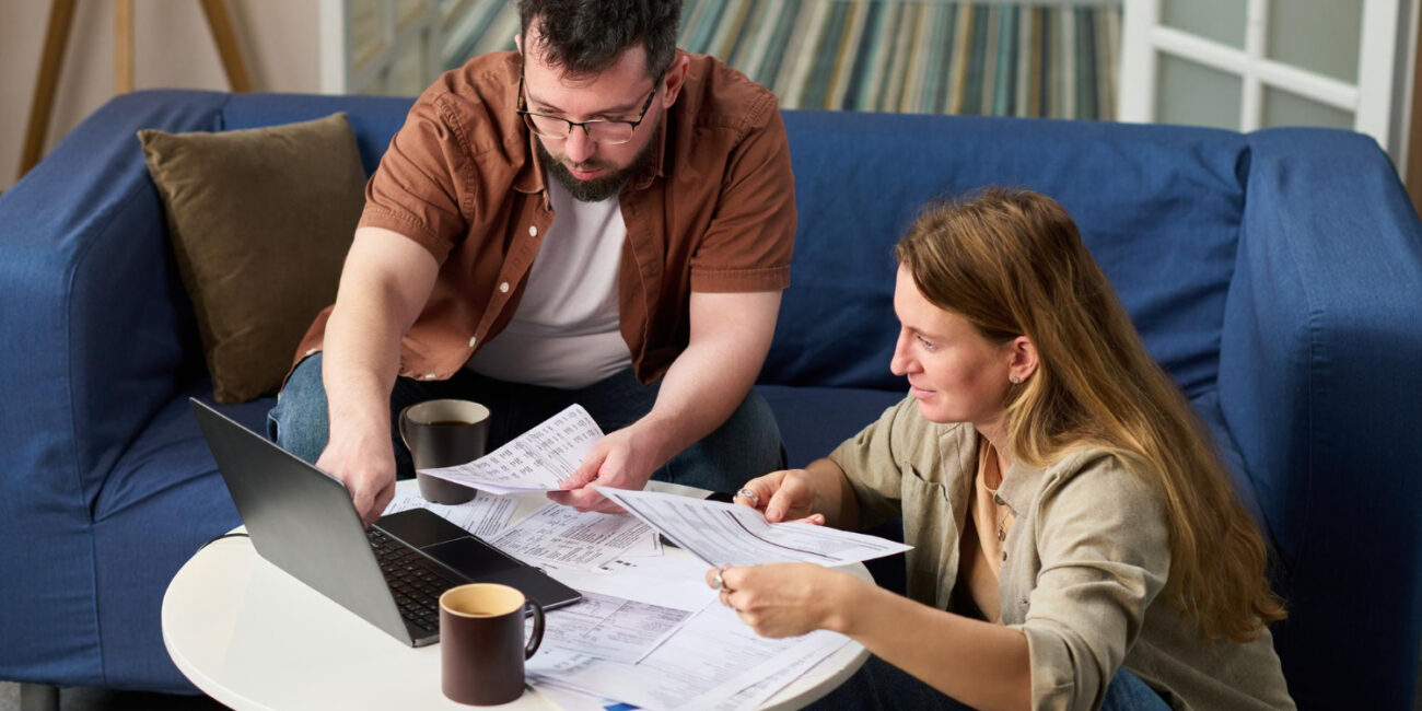 Homebuyer reviewing interest rate buydowns and monthly mortgage payment options