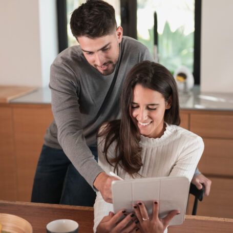 Homeowner reviewing mortgage options as property values rise