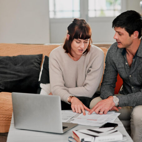 Homebuyer preparing to strengthen a mortgage application