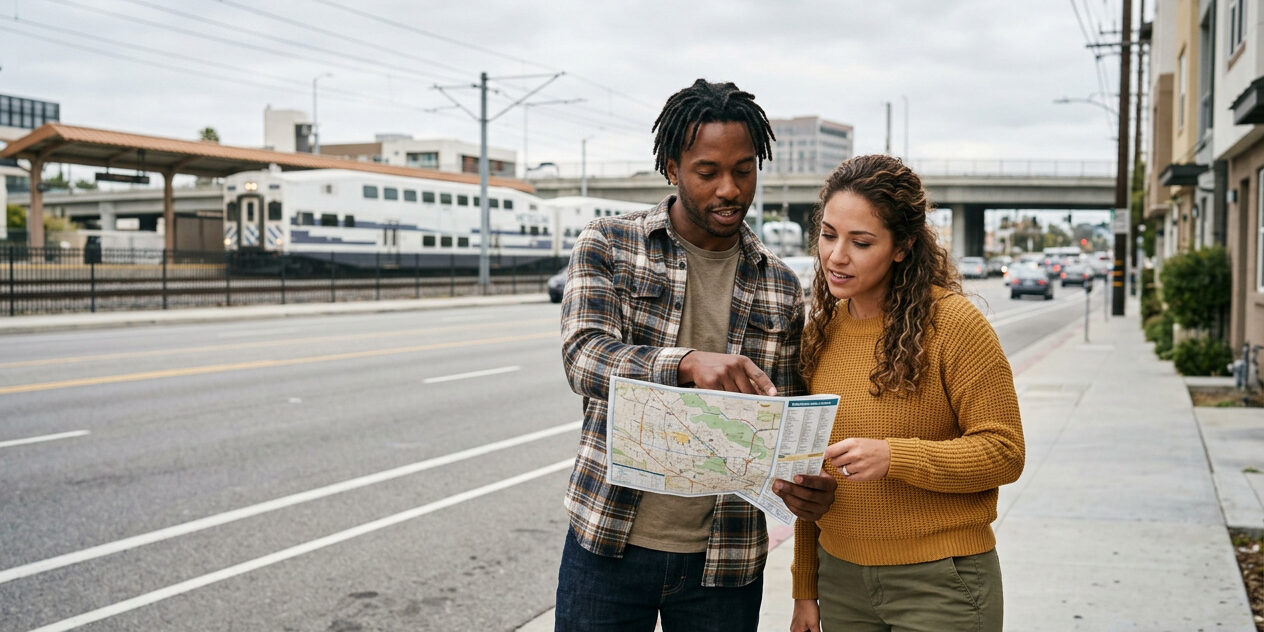 Buyers considering a California commuter home near transportation access